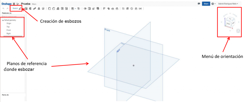 dibujo a partir de boceto